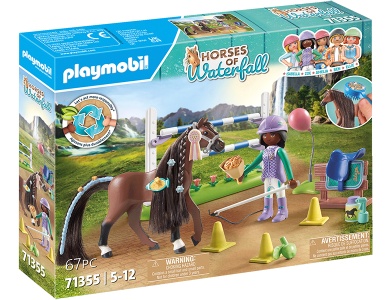 PLAYMOBIL Zoe & Blaze mit Turnierparcours (71355)