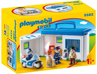 PLAYMOBIL 1.2.3 Meine Mitnehm-Polizeistation (9382)