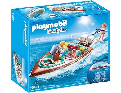 Motorboot mit Unterwassermotor 9428