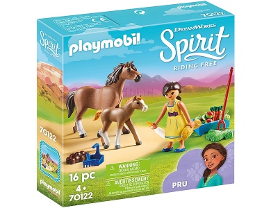 Pru mit Pferd und Fohlen 70122