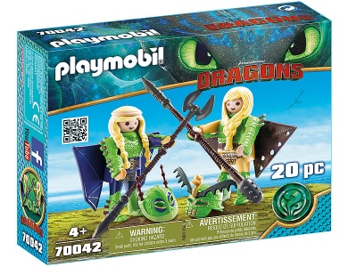 Raffnuss und Taffnuss mit Fluganzug 70042
