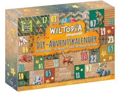 PLAYMOBIL Wiltopia Adventskalender Tierische Weltreise (71006)