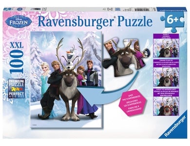 Ravensburger Puzzle Disney Frozen Eisige Unterschiede (100Teile)