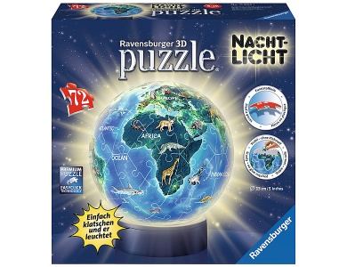 Ravensburger Puzzleball Erde im Nachtdesign (72Teile)
