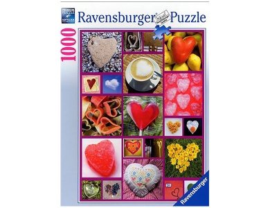 Ravensburger Puzzle Herzen - 1000 Teile