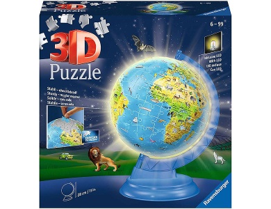 Ravensburger Kinderglobus mit Licht (180Teile)