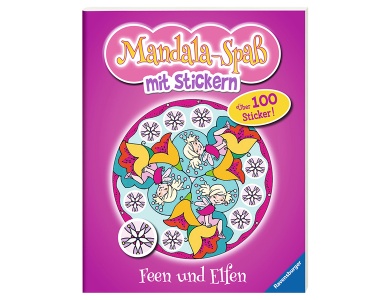 Mandala-Spass mit Stickern: Feen und Elfen