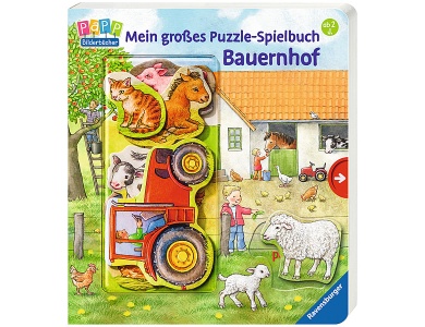 Mein grosses Puzzle-Spielbuch Bauernhof