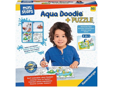 Aqua Doodle Puzzle Heimische Tiere