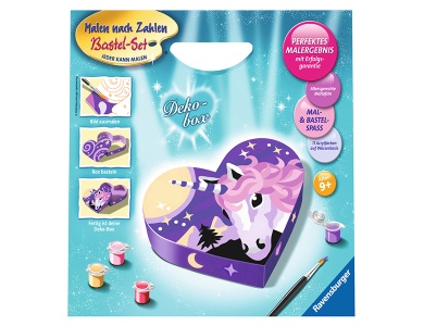 Ravensburger Bastel-Set Malen nach Zahlen Deko-Box