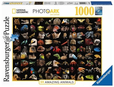 Ravensburger Puzzle National Geographic 99 atemberaubende Tiere (1000Teile)