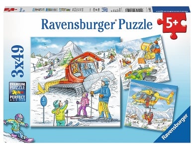 Auf der Skipiste 3x49