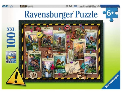 Ravensburger Puzzle Dinosaurier-Sammlung (100XXL)