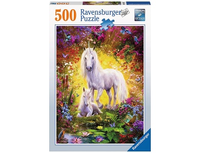 Einhorn mit Fohlen 500Teile