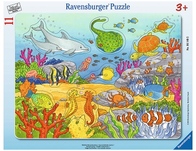 Ravensburger Puzzle Frhliche Meeresbewohner (11Teile)