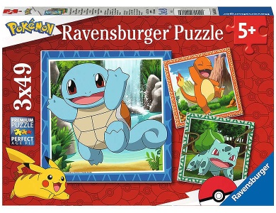 Ravensburger Glumanda, Bisasam und Schiggy (3x49)