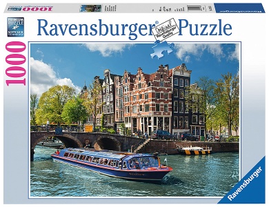 Ravensburger Puzzle Grachtenfahrt in Amsterdam (1000Teile)
