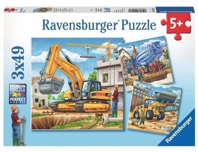Grosse Baufahrzeuge 3x49