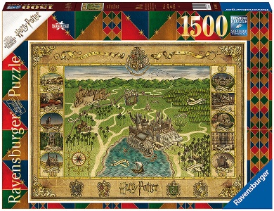 Hogwarts Karte 1500Teile