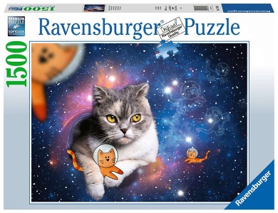 Katzen fliegen im Weltall 1500Teile