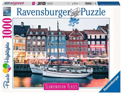 Ravensburger Puzzle Scandinavian Places Kopenhagen, Dänemark (1000Teile)