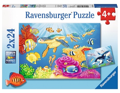 Kunterbunte Unterwasserwelt 2x24