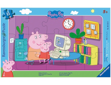 Peppa Pig am Computer 15Teile