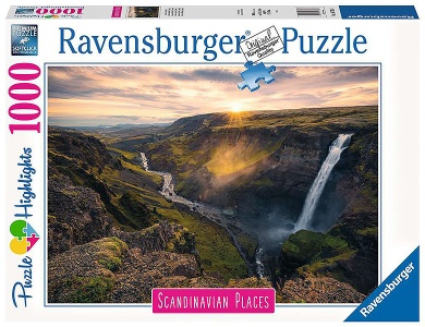 Haifoss auf Island 1000Teile