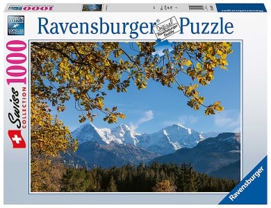 Ravensburger Puzzle Swiss Collection Eiger, Mönch und Jungfrau (1000Teile)