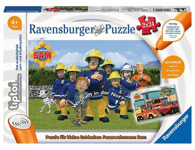 Puzzle für kleine Entdecker: Feuerwehrmann Sam 2x24