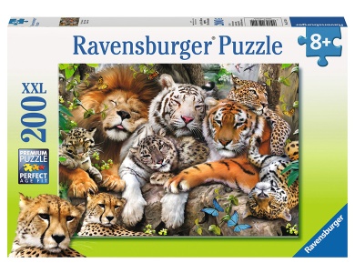 Schmusende Raubkatzen 200XXL