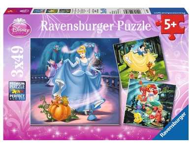 Schneewittchen, Arielle, Aschenputtel 3x49