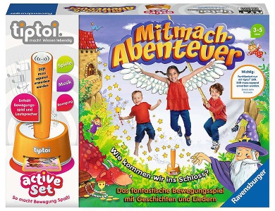 Ravensburger tiptoi active Set Mitmach-Abenteuer | tiptoi Spiele