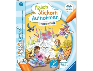 Malen Stickern Aufnehmen: Zauberschule