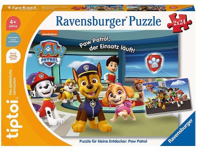 Ravensburger Puzzle fr kleine Entdecker: Paw Patrol (2x24)