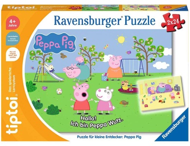 Puzzle für kleine Entdecker: Peppa Pig 2x24