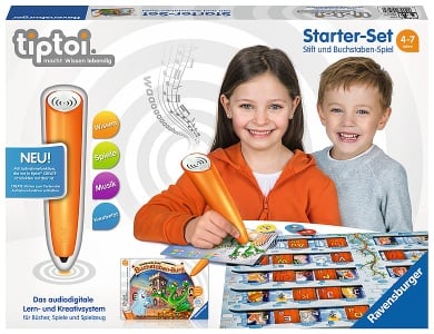 Stift und Buchstaben-Spiel