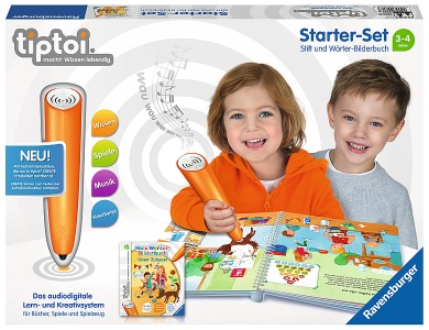 Stift und Wörter-Bilderbuch