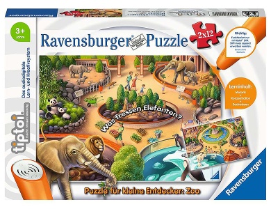 Puzzle für kleine Entdecker: Zoo 2x12
