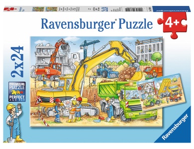Viel zu tun auf der Baustelle 2x24