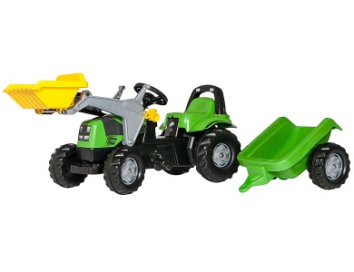 Deutz-Fahr Agropuls 420 mit Lader & Anhänger