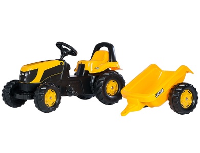 JCB mit Anhänger