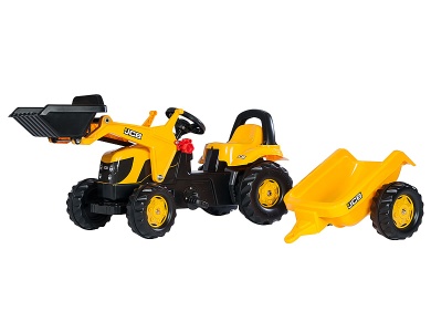 JCB mit Lader & Anhänger