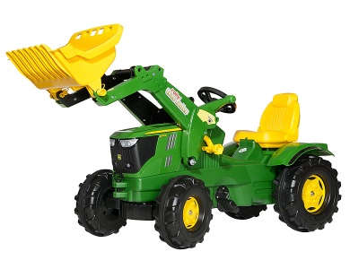 John Deere 6210R mit Lader