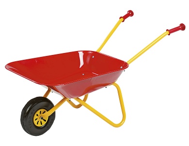 Metallschubkarre Rot