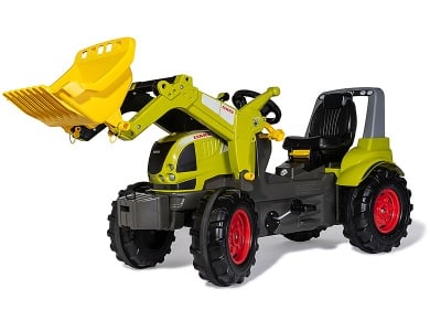 Rolly Toys New Holland T 7550 Traktor mit Anhänger Trettraktor mit Frontlader 