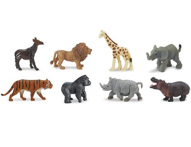 Wildtiere Afrikas 8Teile