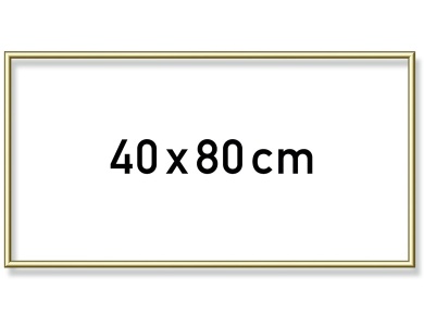 Schipper MNZ Alurahmen Gold (40x80cm)