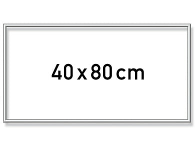 Schipper MNZ Alurahmen Silber (40x80cm)
