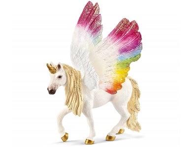 Geflgeltes Regenborgen-Einhorn